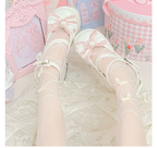 Middle Heel Waterproof Table Lolita Shoes Cute Sweet Girl Japanese Single Shoes Woman