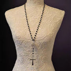 This Lolita Punk Gothic Cross Black Choker captures the essence of dark elegance and rebellious style. Made with soft lace and adorned with a striking cross pendant, it creates a bold statement for Halloween, cosplay, or subculture-inspired outfits. The adjustable design ensures comfort while enhancing any Gothic or Lolita coordinate. Perfect for parties, photo shoots, or daily wear for those who embrace unique fashion with a mysterious edge.