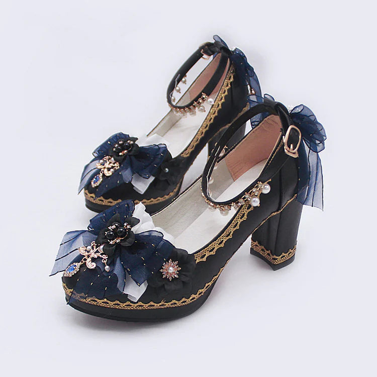 "Doll's Atelier"&nbsp;— Inspired by the delicate craftsmanship of vintage porcelain dolls and the whimsy of patisserie desserts, these heels blend JK school classic elements with Lolita fantasy. The chunky heel provides stability for playful steps, while lace and ribbon accents evoke a storybook charm.