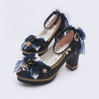 "Doll's Atelier"&nbsp;— Inspired by the delicate craftsmanship of vintage porcelain dolls and the whimsy of patisserie desserts, these heels blend JK school classic elements with Lolita fantasy. The chunky heel provides stability for playful steps, while lace and ribbon accents evoke a storybook charm.