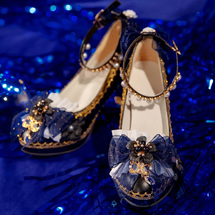 "Doll's Atelier"&nbsp;— Inspired by the delicate craftsmanship of vintage porcelain dolls and the whimsy of patisserie desserts, these heels blend JK school classic elements with Lolita fantasy. The chunky heel provides stability for playful steps, while lace and ribbon accents evoke a storybook charm.