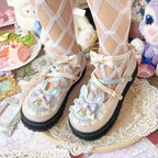 Lolita Shoes Doll Shoes Fleece Lolita Sweet Large Size Single Shoes Cookie Sole