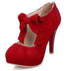 "Timeless Sweetness"&nbsp;— Inspired by the classic elegance of vintage confectionery packaging and the playful charm of Lolita fashion, these heels blend simplicity with sophistication. The pure color palette offers versatile styling options, while the bowknot detail adds a touch of romantic whimsy, making them perfect for both daily wear and special occasions.
