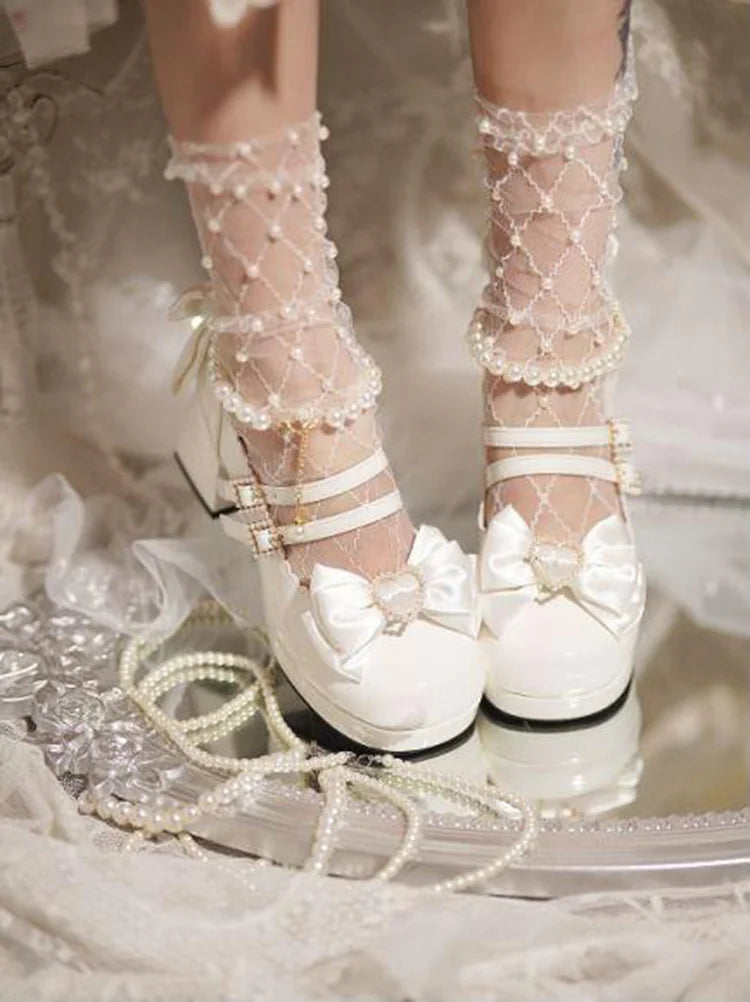 Lolita Shoes New Japanese Cute Round Head Lolita Shoes Single Shoes Women