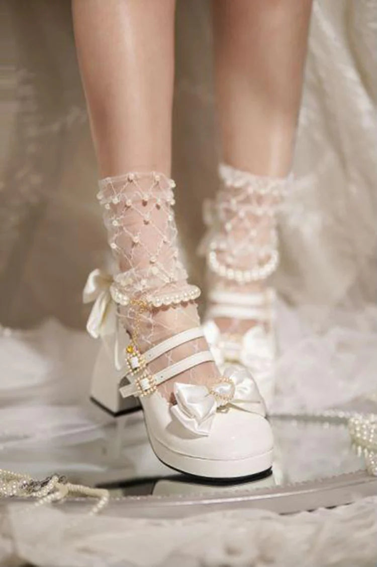 Lolita Shoes New Japanese Cute Round Head Lolita Shoes Single Shoes Women