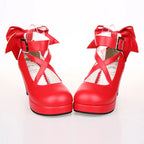 "Dreamy Confectionery"&nbsp;— Inspired by the simplicity and charm of classic French patisserie, these heels blend playful sweetness with timeless Lolita elegance. The minimalist solid color design emphasizes versatility, while the oversized bow detail adds a whimsical touch, evoking the joy of unwrapping a delicate candy.