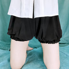 Lolita Shorts JK Black White Safety Shorts Summer Thin Wearable Bud Bloomers Lolita Pumpkin Underwear