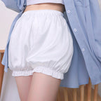 Lolita Shorts JK Safety Shorts Through Lace Bloomers Wearable Pumpkin Shorts Black White Underwear