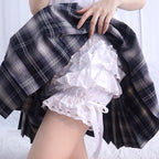 Lolita Shorts JK Safety Shorts Through Lace Trim Edge Wearable Pumpkin Bloomers Lolita Underwear