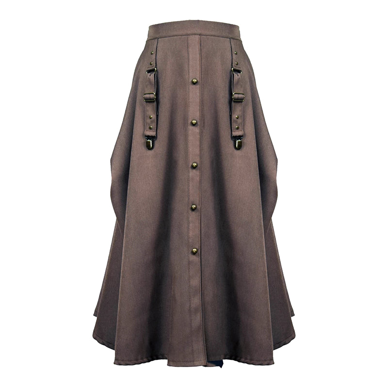 Design Concept:
This Lolita skirt in brown features a charming lace-trimmed plaid design and a flattering A-line silhouette, combining vintage elegance with playful Lolita style. The high-waist cut enhances the figure while the flowing fabric ensures comfort, making it perfect for daily wear, tea parties, or casual Lolita gatherings. Its intricate lace details and plaid pattern add a sophisticated yet whimsical touch to any outfit.