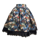 Step into a timeless masterpiece with the Rose Manor skirt, where oil painting-inspired roses bloom across luxurious fabric. This classic Lolita design merges artistic elegance with structured sophistication, featuring a high-waist A-line silhouette that flatters every figure. Handcrafted with meticulous attention to detail, the skirt offers customizable options for a personalized touch. Perfect for garden parties, formal events, or romantic outings, it embodies the grace of a bygone era while celebrating m