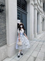 Design Concept:
This Lolita skirt in white features a charming nautical sailboat print and a high-waist puffed silhouette, showcasing a blend of vintage elegance and playful Lolita style. The generous skirt flare creates a graceful, voluminous look, perfect for daily wear, tea parties, or casual Lolita gatherings. Crafted from soft, breathable fabric, it offers comfort while maintaining a structured, eye-catching silhouette.