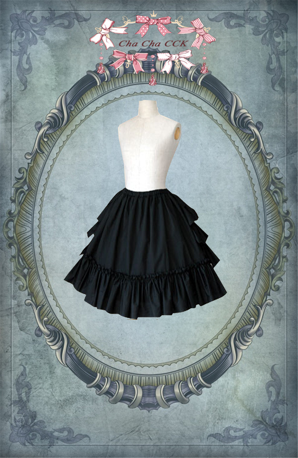 Embrace timeless elegance with this Gothic-inspired Lolita cake skirt, crafted from breathable pure cotton for comfort. The structured tiered design creates a graceful bell silhouette that flatters the figure while evoking Victorian grandeur. Delicate lace trims and subtle ruffles enhance its romantic appeal, blending dark aesthetics with Japanese-style refinement. Perfect for tea parties, conventions, or enchanting daily wear, this skirt balances sophistication with whimsy—a versatile piece that captures t