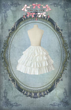 Embrace timeless elegance with this Gothic-inspired Lolita cake skirt, crafted from breathable pure cotton for comfort. The structured tiered design creates a graceful bell silhouette that flatters the figure while evoking Victorian grandeur. Delicate lace trims and subtle ruffles enhance its romantic appeal, blending dark aesthetics with Japanese-style refinement. Perfect for tea parties, conventions, or enchanting daily wear, this skirt balances sophistication with whimsy—a versatile piece that captures t