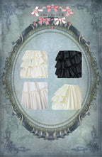 Embrace timeless elegance with this Gothic-inspired Lolita cake skirt, crafted from breathable pure cotton for comfort. The structured tiered design creates a graceful bell silhouette that flatters the figure while evoking Victorian grandeur. Delicate lace trims and subtle ruffles enhance its romantic appeal, blending dark aesthetics with Japanese-style refinement. Perfect for tea parties, conventions, or enchanting daily wear, this skirt balances sophistication with whimsy—a versatile piece that captures t