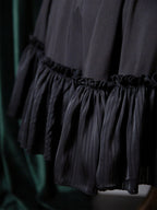 Embrace timeless elegance with this classic Lolita A-line skirt. Crafted for versatility, its high-waist design and graceful silhouette flatter every figure. The monochromatic black and white scheme pairs seamlessly with any Lolita blouse or accessory. Made from premium structured fabric, it maintains its shape while offering comfort for all-day wear. Perfect for tea parties, conventions, or elegant daily wear, this skirt embodies the refined spirit of traditional Lolita fashion—where sophistication meets w