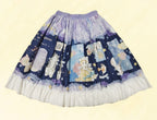 Step into a whimsical wonderland with our Magic Tea Party Lolita skirt, adorned with playful cartoon rabbit prints dancing among teacups and treats. This original design blends fantasy and elegance in a lightweight A-line silhouette, perfect for twirling through enchanted gatherings. Crafted from high-quality fabric with delicate lace trim and hidden pockets for practicality, it captures the joy of a storybook adventure. Ideal for tea parties, conventions, or adding a touch of fairy-tale charm to everyday w
