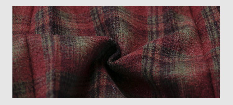 Embrace autumn’s warmth with this vintage-inspired red tartan skirt, crafted from soft wool blend fabric for cozy comfort. The classic A-line silhouette and gentle pleats create a flattering, relaxed fit, while the midi length adds timeless elegance. Perfect for pairing with sweaters or blouses, this skirt blends rustic charm with refined versatility. Ideal for crisp fall days, holiday gatherings, or adding a touch of nostalgic romance to your wardrobe. Designed for both style and substance, it invites you 