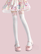 Design Concept:
These stockings showcase sophisticated craftsmanship with&nbsp;premium pure cotton construction&nbsp;and reinforced stitching along the lace detailing, ensuring a secure yet comfortable fit that maintains its perfect position throughout the day. The gentle elastic band provides optimal comfort without constriction, making them ideal for extended wear. With a&nbsp;versatile tube length of approximately 50cm, they offer flattering coverage for various styling preferences. Available in three d