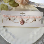 Lolita Necklace Sweet Lace Strap Cute Girly Heart Star Choker Collar Lolita Accessories