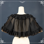 Lolita White Chiffon Shawl Summer Cardigan