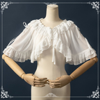 Lolita White Chiffon Shawl Summer Cardigan
