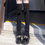 Long Tube Over Knee Leg Lolita Stockings Cover Japanese Autumn and Winter Knitted Thickened Warm Cute High Tube Lolita Accessories