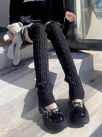 Long Tube Over Knee Leg Lolita Stockings Cover Japanese Autumn and Winter Knitted Thickened Warm Cute High Tube Lolita Accessories