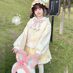 Lolita Coat Love Bunny Girl Cute Rabbit Ear Woolen