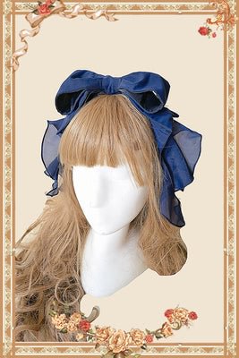 Navy JSK Lolita Dress Lace Midi Dresses