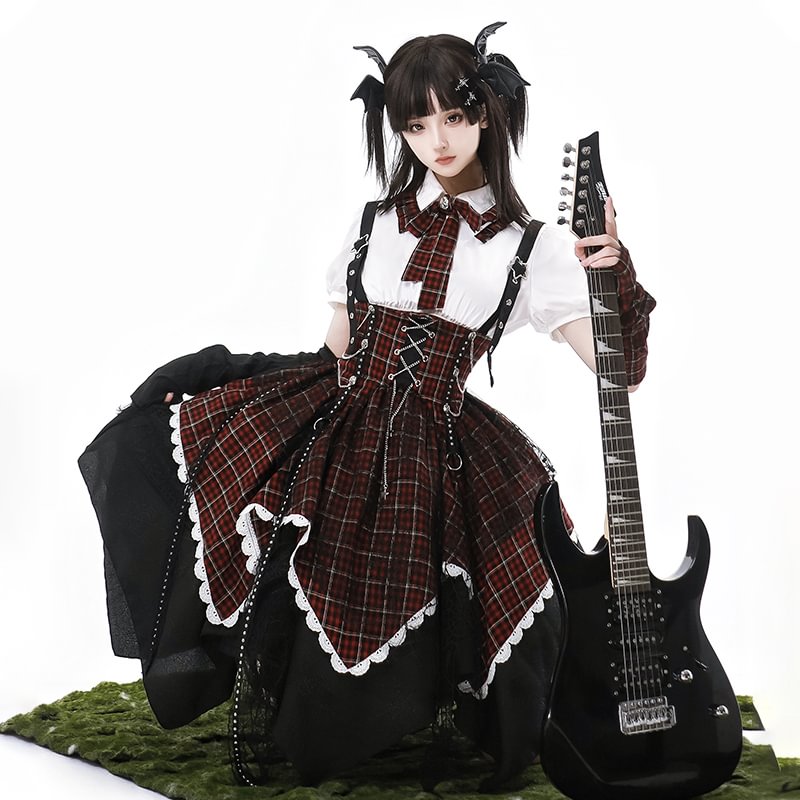 Ouji Fashion Lolita Sweet Hottie Abi Wind Lolita Black Dress