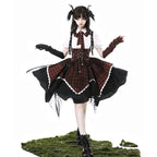 Ouji Fashion Lolita Sweet Hottie Abi Wind Lolita Black Dress