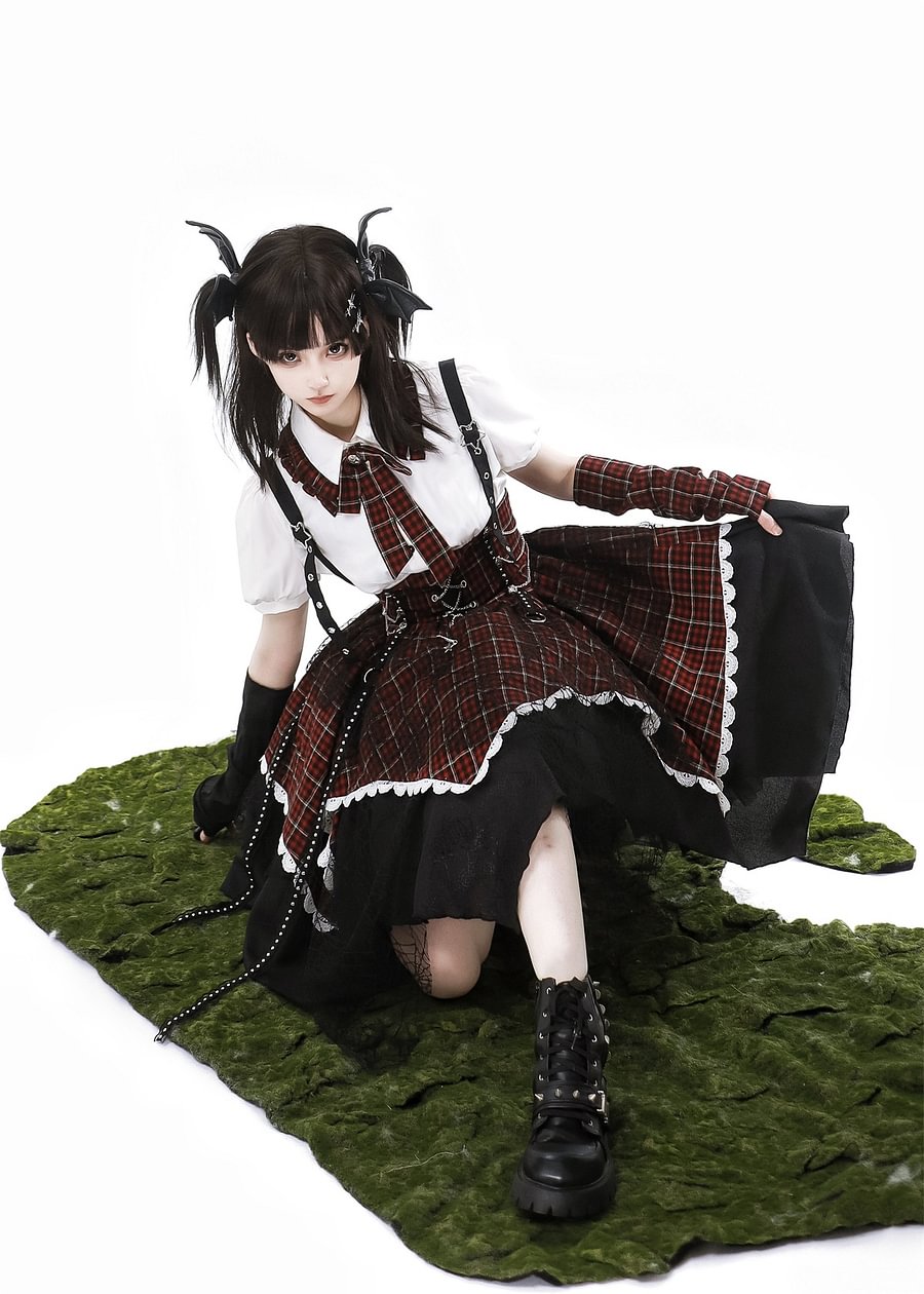 Ouji Fashion Lolita Sweet Hottie Abi Wind Lolita Black Dress