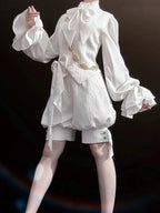 Ouji Fashion LolitaWhite Moonlight Vintage Cute Cool Elegant Lolita Vest Prince Style