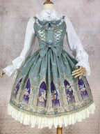 Palace Classic Style Printed Lolita Dress JSK
