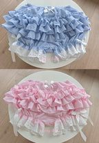 Petticoats Cherry Rabbit Blue Plaid Pumpkin Shorts Cake Layered Skirt with Petticoat
