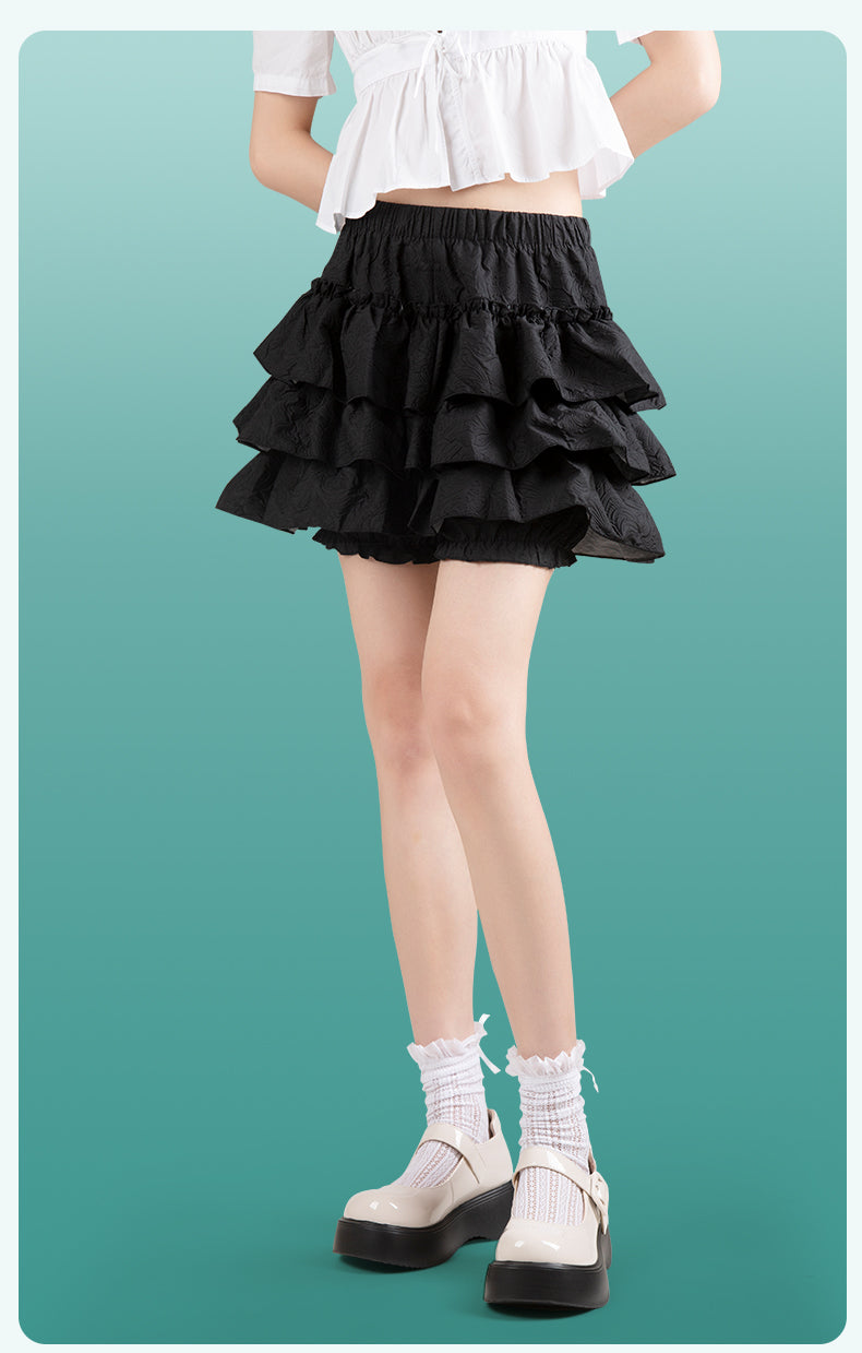 Petticoats Pumpkin Bloomers Petticoat Light Fluffy Lolita Safety Shorts White Cake Layered Skirt