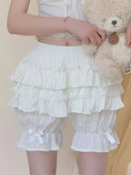 Petticoats Pumpkin Bloomers Yellow Pink White Petticoat Anti See Through Underskirt Layered Cake Skirt