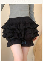 Petticoats Pumpkin Bloomers Yellow Pink White Petticoat Anti See Through Underskirt Layered Cake Skirt