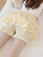 Petticoats Pumpkin Bloomers Yellow Pink White Petticoat Anti See Through Underskirt Layered Cake Skirt