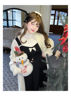 Pink Black Sweet Cute Lolita JSK Plus Size 4XL Lolita Dress Jumper Skirt
