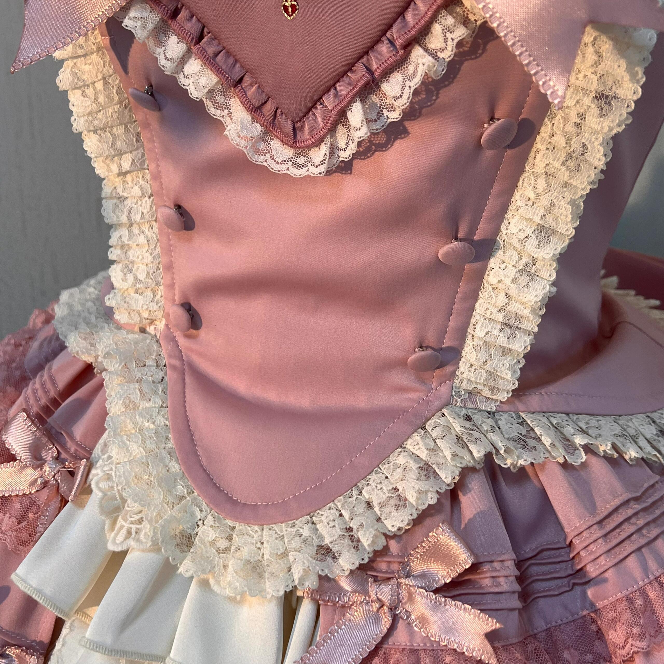 Pink Bra Shirt Skirt Lolita Skirt Set Cute Sweet Girl Lace Princess Skirt Lolita Dresses