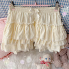 Lolita Petticoats Pink Japanese Warm Pumpkin Leggings Cake Versatile Shorts