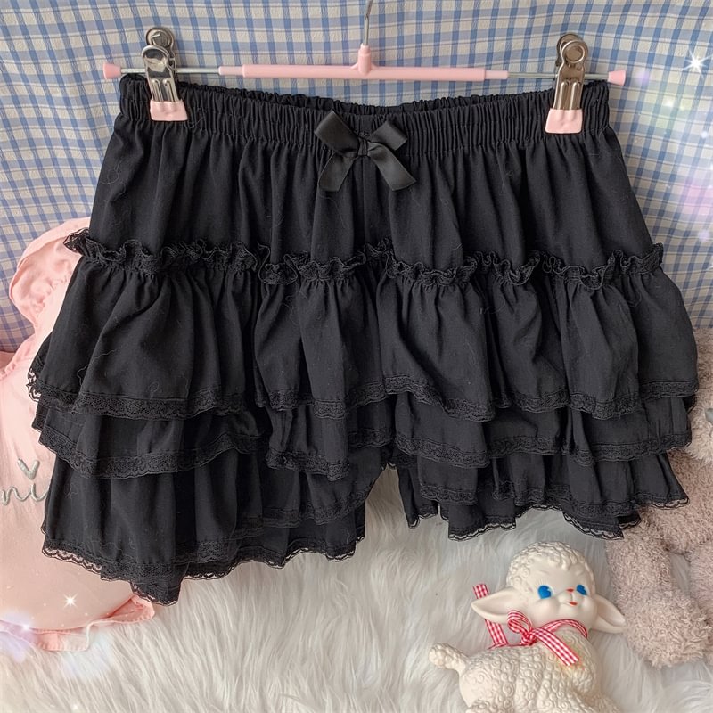 Lolita Petticoats Pink Japanese Warm Pumpkin Leggings Cake Versatile Shorts