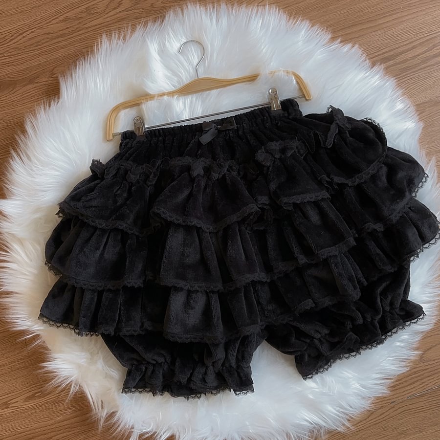 Lolita Petticoats Pink Japanese Warm Pumpkin Leggings Cake Versatile Shorts