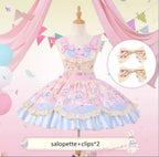 Pink Sweetheart Cute Lolita Dress JSK Bowknot Layer Ruffles