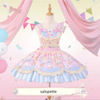 Pink Sweetheart Cute Lolita Dress JSK Bowknot Layer Ruffles