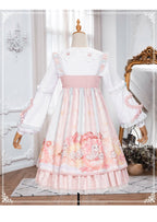 Pink Sweetheart Cute Lolita Dress JSK White Shirt