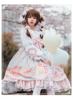 Pink Sweetheart Cute Lolita Dress JSK White Shirt
