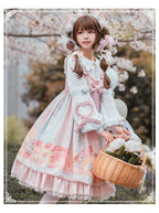 Pink Sweetheart Cute Lolita Dress JSK White Shirt